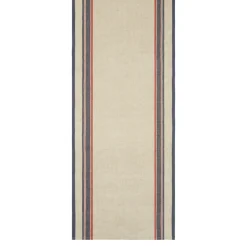 Caravan Place Settings & Linens|Antibes 20x72 Runner in Natural & Red