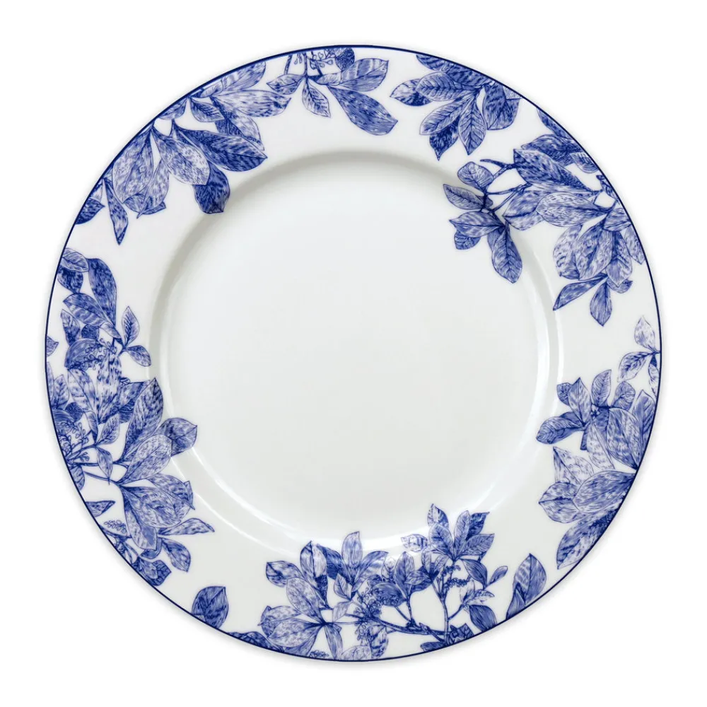 Caskata Dinnerware|Arbor Rimmed Dinner Plate Blue