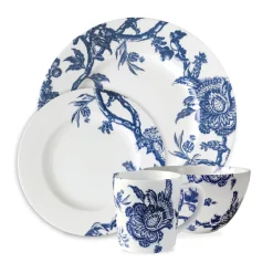 Caskata Dinnerware|Arcadia 4-Piece Place Setting Blue