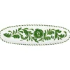VIETRI Dinnerware|Arezzo Green Narrow Oval Platter