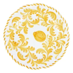 VIETRI Dinnerware|Arezzo Yellow Round Platter