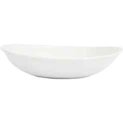 VIETRI Dinnerware|Aria White Oval Shallow Bowl