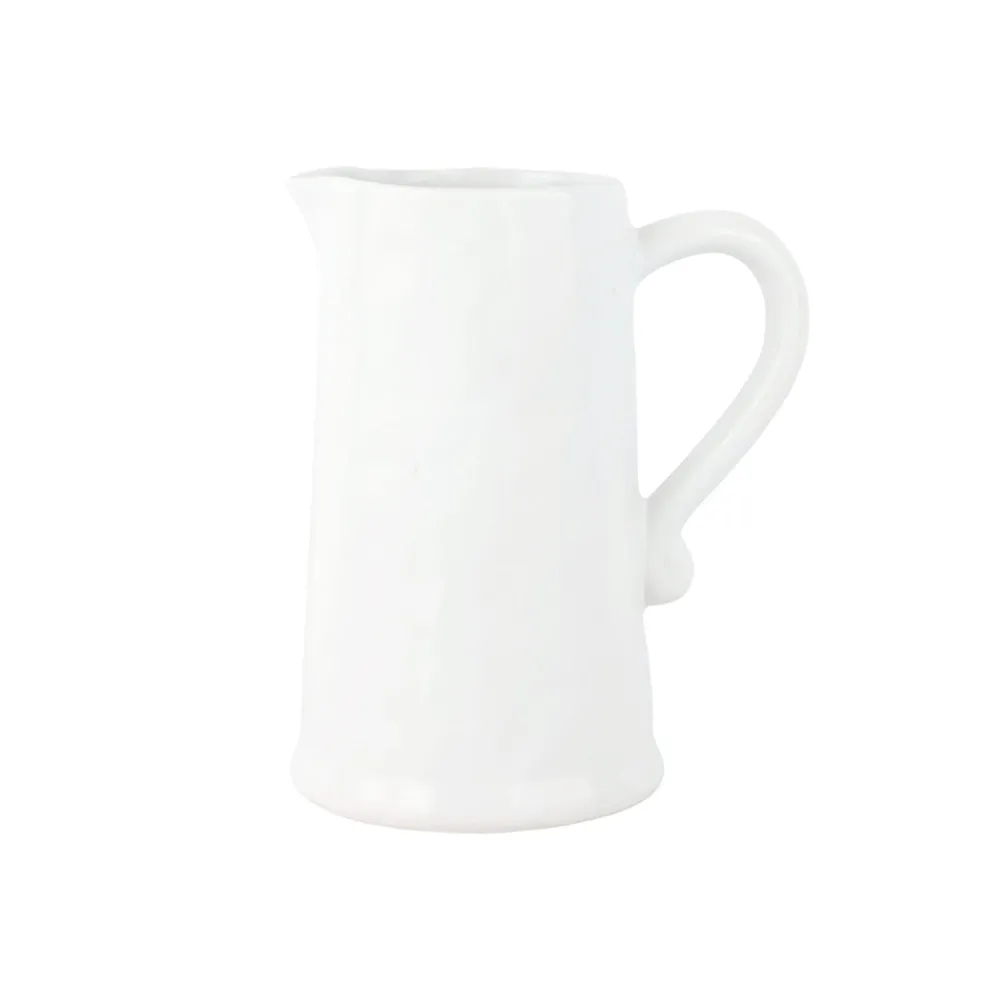 VIETRI Dinnerware|Aria White Pitcher