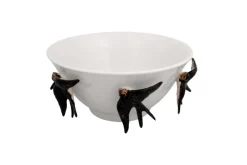 Bordallo Pinheiro Décor|Dinnerware|Arte Bordallo Tall Bowl With Swallows