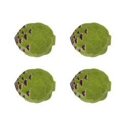 Bordallo Pinheiro Dinnerware|Artichoke Dinner Plate, Set of 4