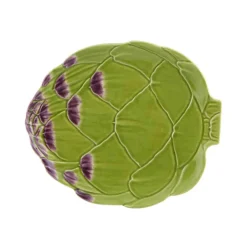Bordallo Pinheiro Dinnerware|Artichoke Fruit Plate in Green