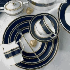 Royal Crown Derby Dinnerware|Ashbourne Rimmed Soup Bowl