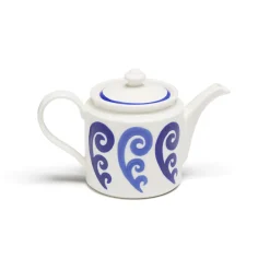 Themis Z Dinnerware|Athenee Peacock Two Tone Blue Tea Set
