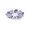 Themis Z Dinnerware|Athenee Two Tone Blue Peacock Charger Plate