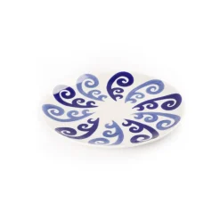 Themis Z Dinnerware|Athenee Two Tone Blue Peacock Charger Plate