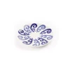 Themis Z Dinnerware|Athenee Two Tone Blue Peacock Dessert Plate