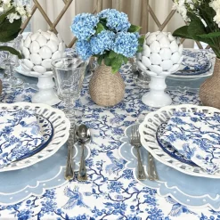 Flying Sheep Country Place Settings & Linens|Ava Placemat - Blue, Set of 4