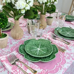 Flying Sheep Country Place Settings & Linens|Ava Placemat - Pink, Set of 4