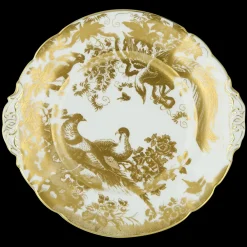 Royal Crown Derby Dinnerware|Aves Dinnerware in Gold