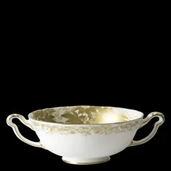 Royal Crown Derby Dinnerware|Aves Dinnerware in Gold