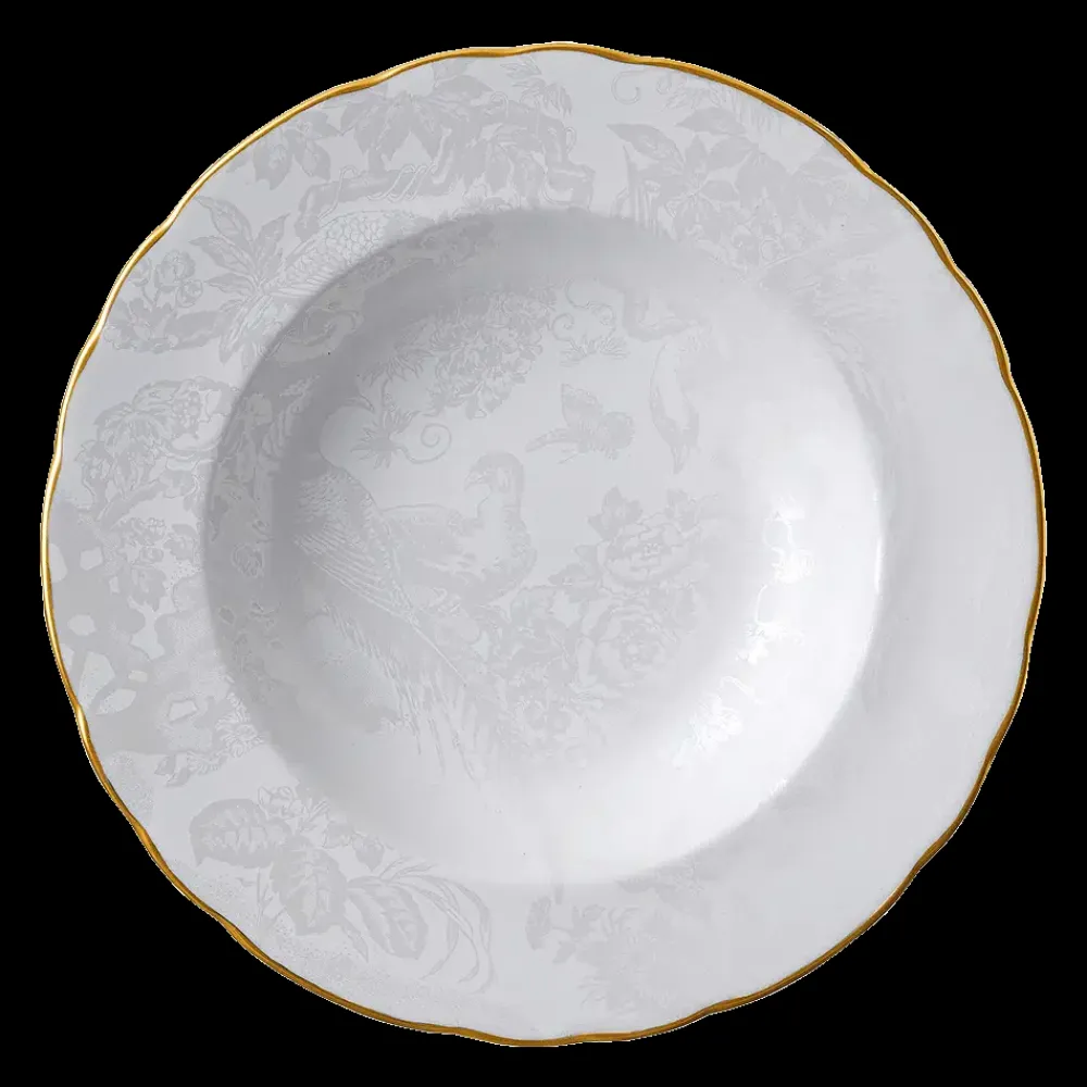 Royal Crown Derby Dinnerware|Aves Dinnerware in Pearl