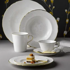 Royal Crown Derby Dinnerware|Aves Mug in Pearl