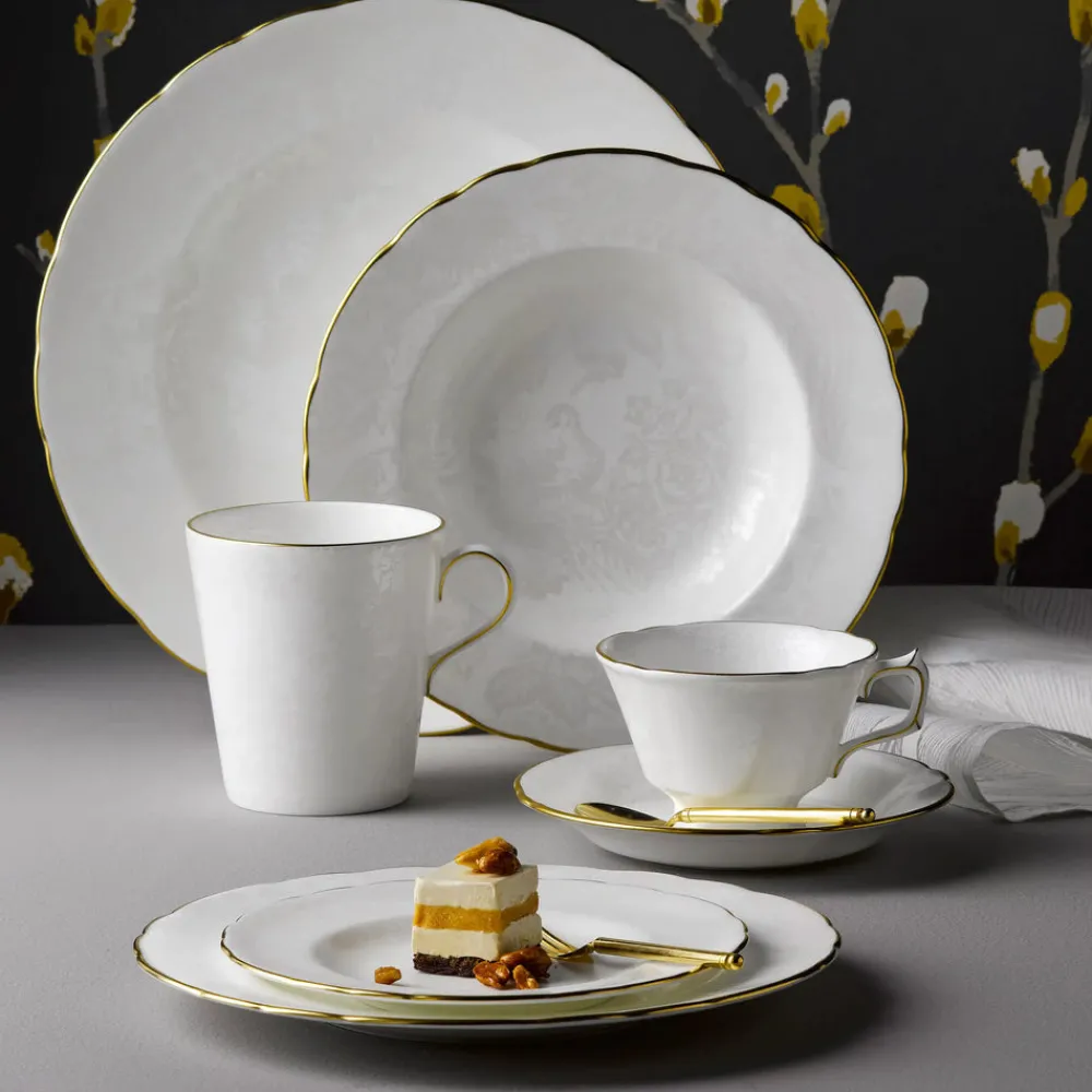 Royal Crown Derby Dinnerware|Aves Mug in Pearl