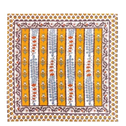 Couleur Nature Place Settings & Linens|Avignon Napkins Dijon & Blue, Set of 6