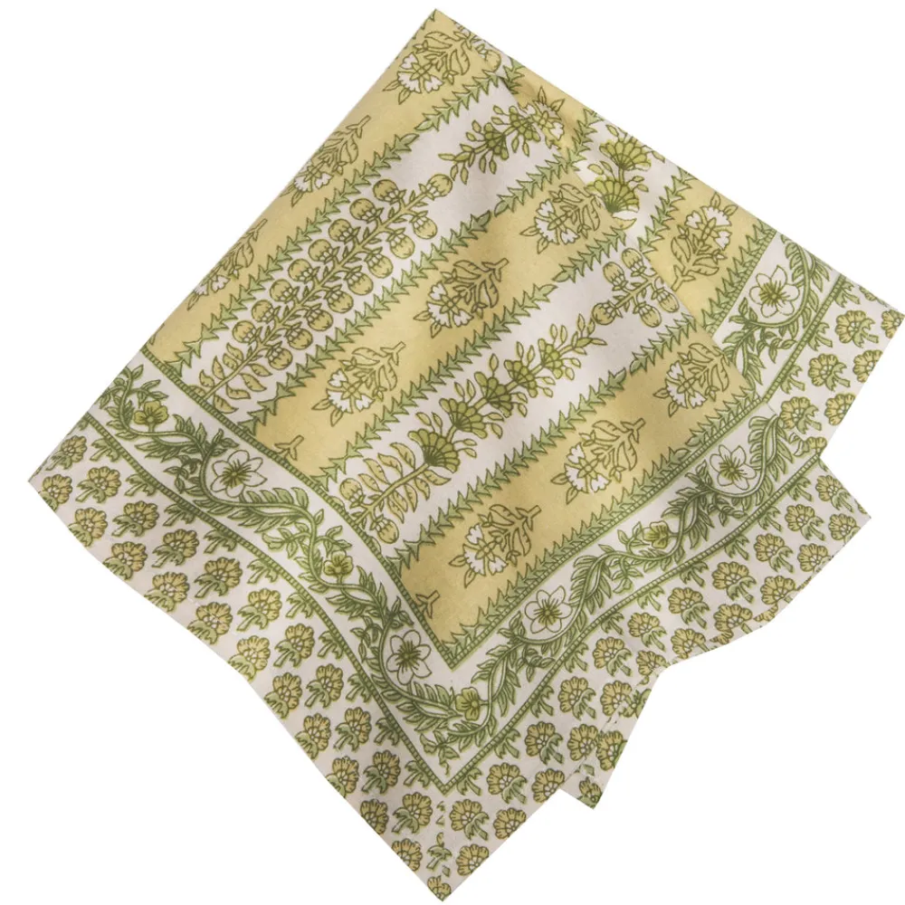 Couleur Nature Place Settings & Linens|Avignon Napkins Pistache, Set of 6