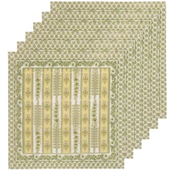 Couleur Nature Place Settings & Linens|Avignon Napkins Pistache, Set of 6