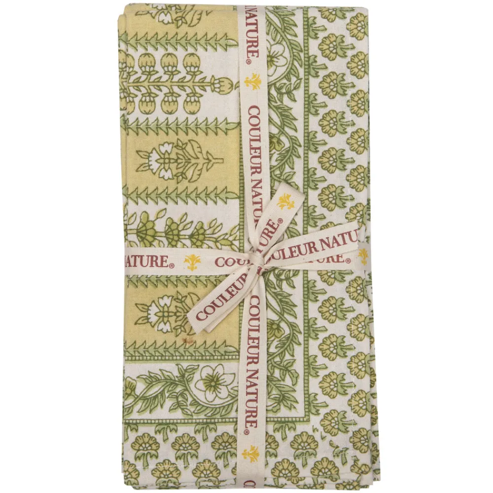 Couleur Nature Place Settings & Linens|Avignon Napkins Pistache, Set of 6