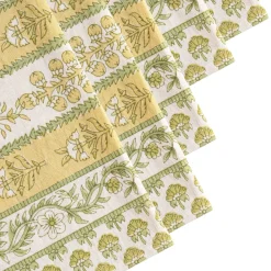 Couleur Nature Place Settings & Linens|Avignon Napkins Pistache, Set of 6