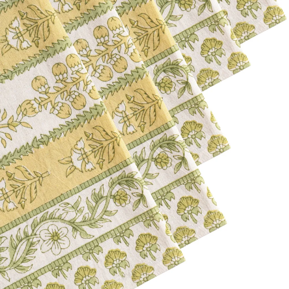 Couleur Nature Place Settings & Linens|Avignon Napkins Pistache, Set of 6