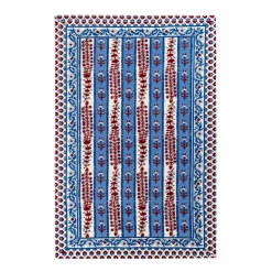 Couleur Nature Place Settings & Linens|Avignon Tea Towels Red & Blue, Set of 3