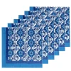 Couleur Nature Place Settings & Linens|Azulejo Blue Napkins, Set of 6