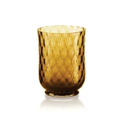 Cabana Glassware|Balloton Water Glass in Amber