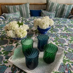 Cabana Glassware|Balloton Water Glass in Blue