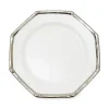 Este Ceramiche Dinnerware|Bamboo Dinner Plates in Platinum, Set of 6
