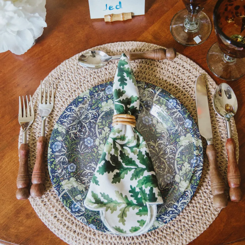 Chefanie Place Settings & Linens|Bamboo Napkin Rings, Set of 4