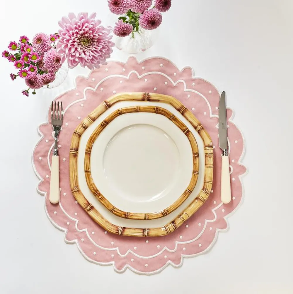 Maison Margaux Dinnerware|Bamboo Salad and Dessert Plate