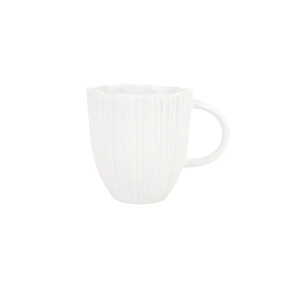 VIETRI Dinnerware|Bari White Mug