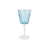 VIETRI Glassware|Barocco Light Blue Wine Glass