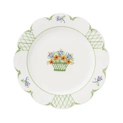 Este Ceramiche Dinnerware|Basket Dessert Plate, Set of 6