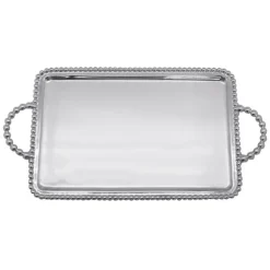 Mariposa Dinnerware|Beaded Medium Service Tray