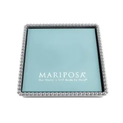 Mariposa Place Settings & Linens|Beaded Napkin Box with Insert