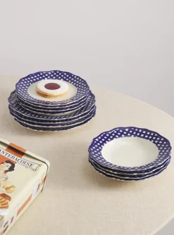 Maison Madison Dinnerware|Beatrix Set with Pasta Bowl, Set of 12