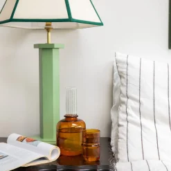Issy Granger Glassware|Bedside Carafe & Tumbler in Amber