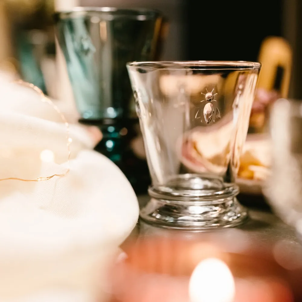 La Rochere Glassware|Bee Tumbler in Clear, Set of 6