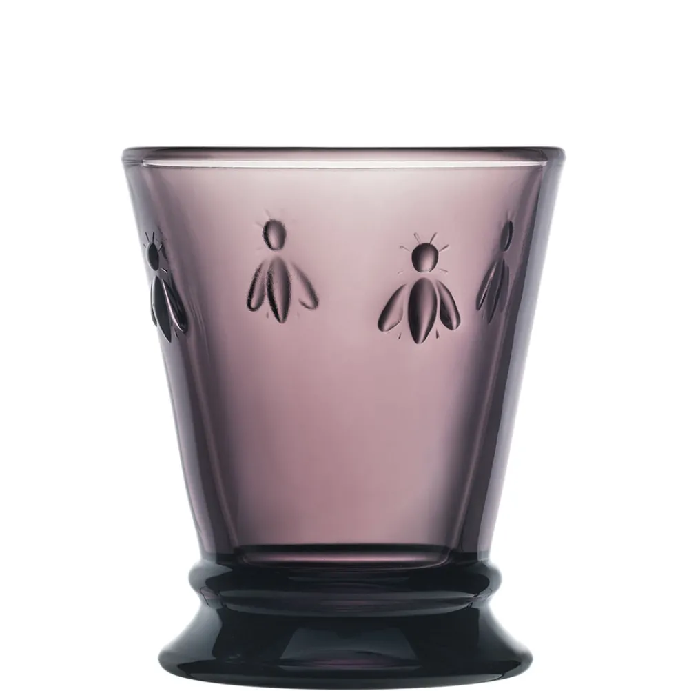 La Rochere Glassware|Bee Tumbler in Eggplant, Set of 6