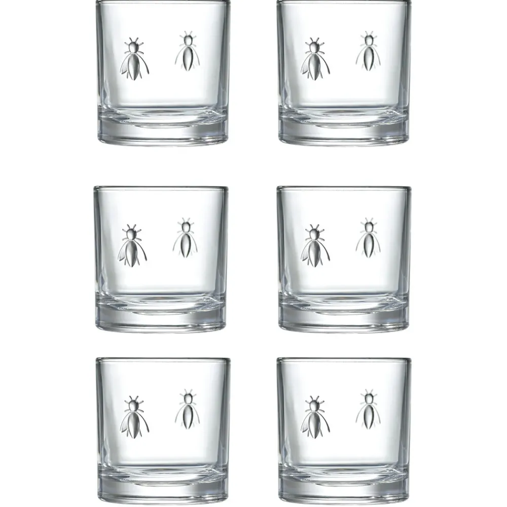 La Rochere Glassware|Bee Whiskey Glasses, Set of 6