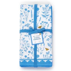 Two's Company Place Settings & Linens|Bees and Blooms Cloth Napkins