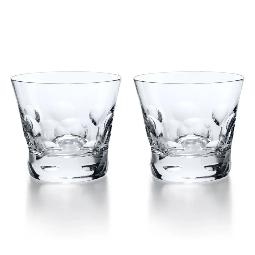 Baccarat Glassware|Beluga Double Old Fashion Tumbler #2, Set of 2
