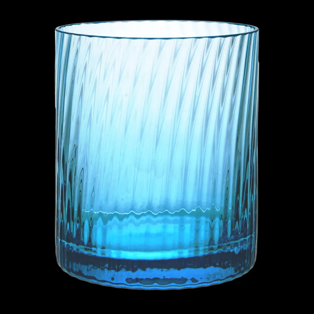 Match Glassware|Bembo DOF Glass, Pleat Set of 2