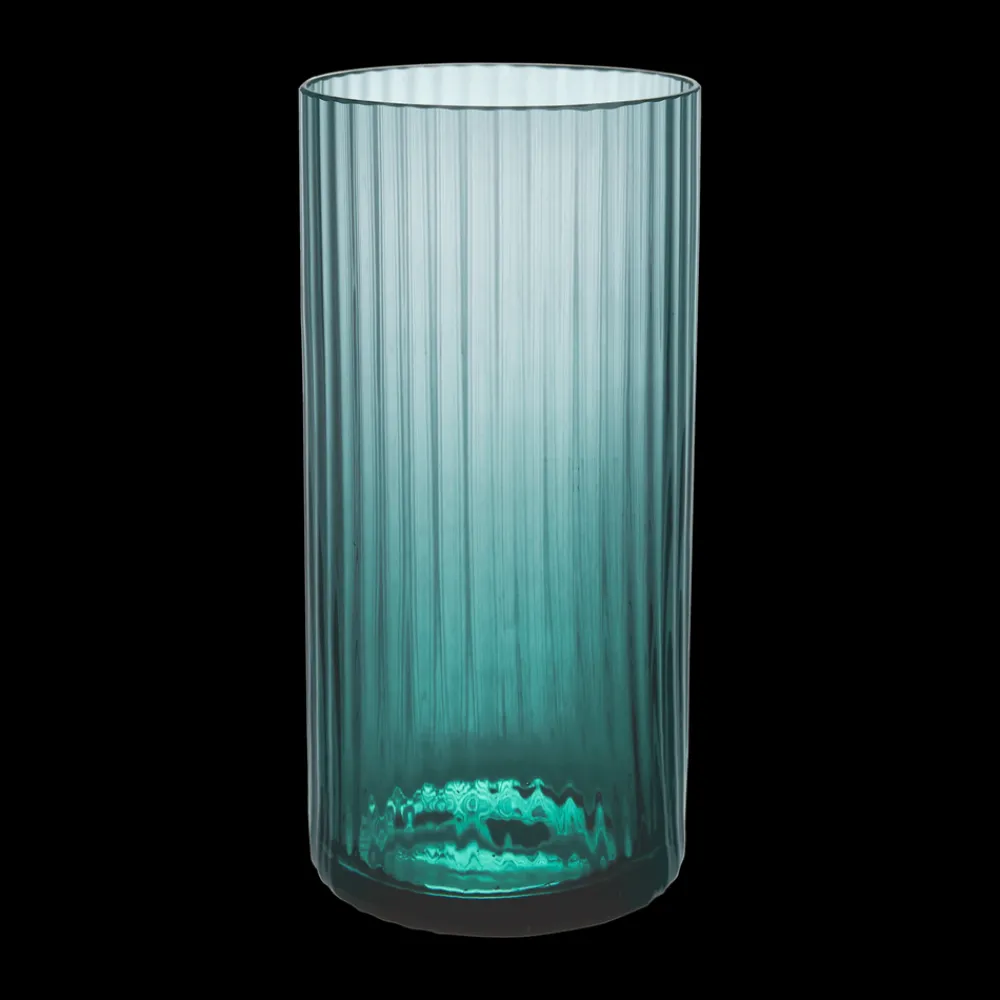 Match Glassware|Bembo Highball Glass, Pleat Set of 2