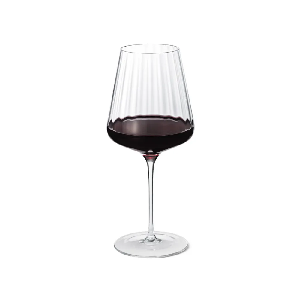 Georg Jensen Glassware|Bernadotte Red Wine Glasses, Crystal, Set of 6